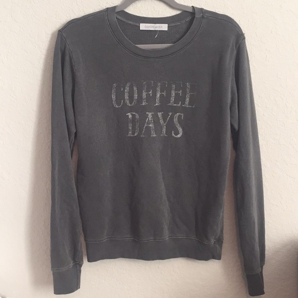 Daydreamer Tops - Daydreamer Coffee Days Whiskey Nights Sweatshirt